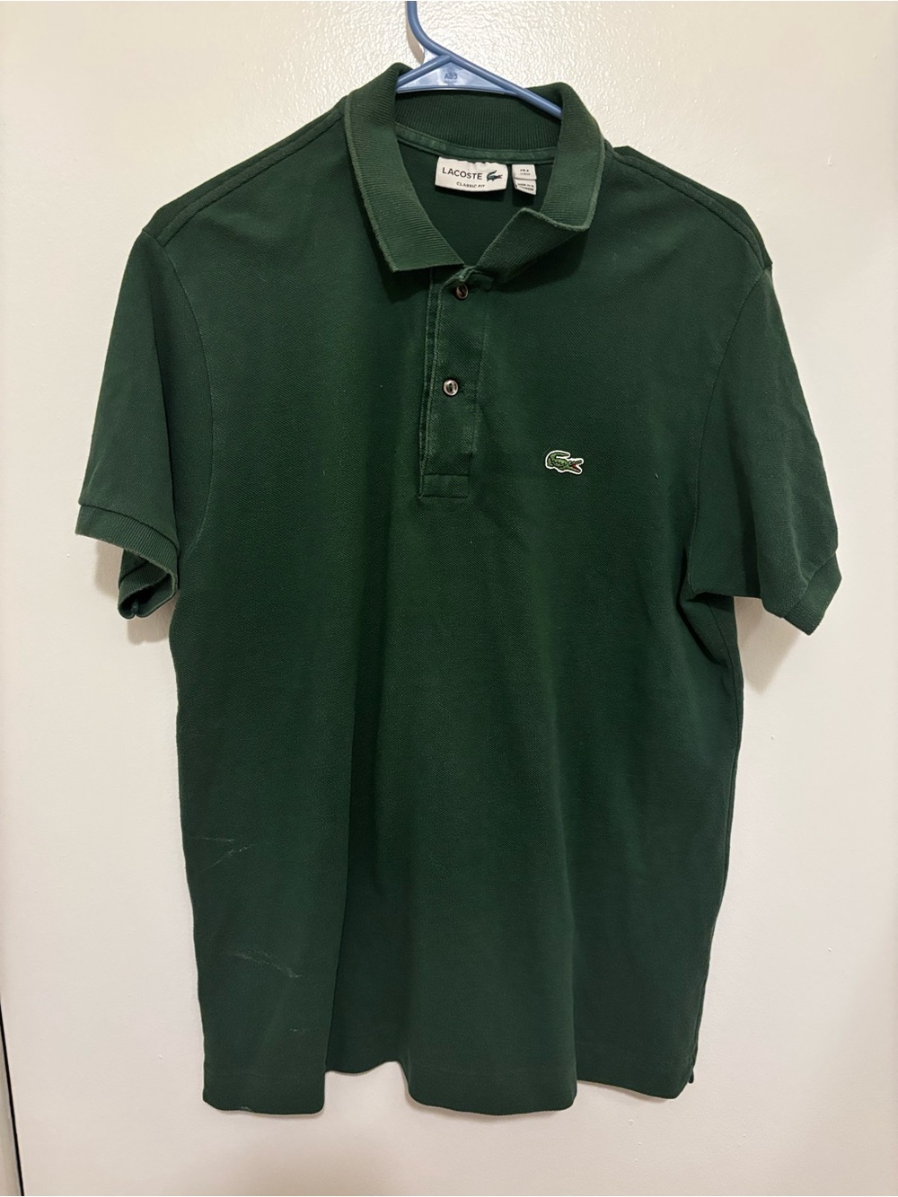 Lacoste Men's Forest Green Pique Polo